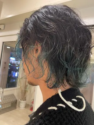 カラー shiho/名駅💎 ケアカラー/ブリーチのヘアスタイル