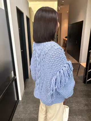 ミディアム カラー mao | 柔らか艶カラー🫧のヘアスタイル