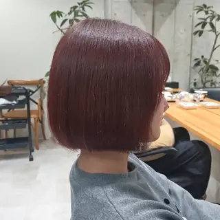 ミディアム カラー ヘアアレンジ/柔らか 艶カラー/AKARIのヘアスタイル
