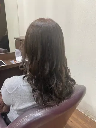 ロング カラー 仲井 充のヘアスタイル
