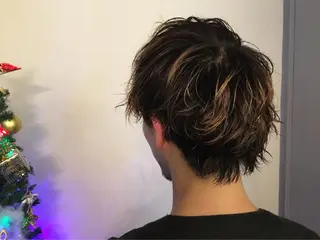 ショート カラー パーマ メンズ レイヤーカット✂️ 横浜No1♡下鳥翔子のヘアスタイル