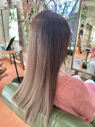 ロング カラー 石井 佑樹のヘアスタイル