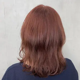 ミディアム カラー 🪭risa 暖色/レイヤー🪭のヘアスタイル