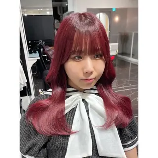 ロング カラー miyu /トレンド カラー×艶髪のヘアスタイル