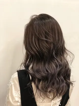 ロング カラー 斉藤 翔平のヘアスタイル
