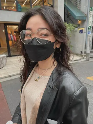 セミロング パーマ Ikeda Uのヘアスタイル