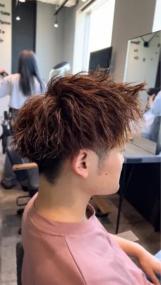ショート パーマ メンズパーマ/ メンズ特化/寺阪拓真のヘアスタイル