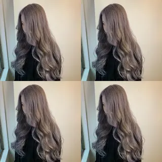 ロング カラー 似合わせ/ブリーチ カラー.岡田友仁のヘアスタイル