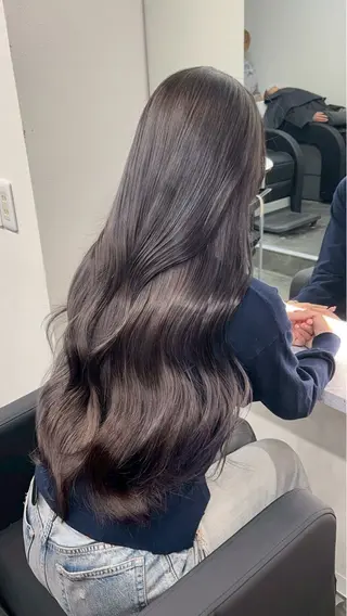 ロング カラー 田中 翔覇のヘアスタイル