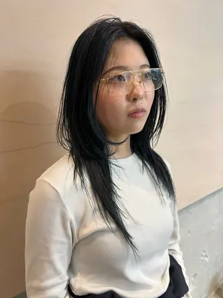 ロング カラー yu  /透明感カラ ー/ボブ/caseyのヘアスタイル