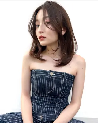 ロング 横浜　店長 橋場優のヘアスタイル