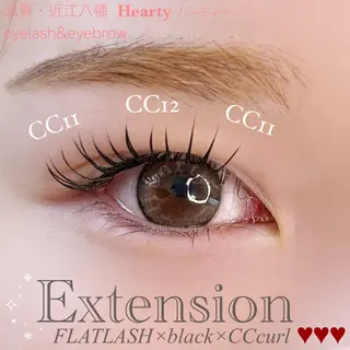 マツエク・マツパ Hearty 上田さやかのマツエク・マツパデザイン