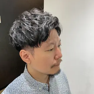 ショート パーマ メンズ パーマPrivate SalonNoa名駅のヘアスタイル