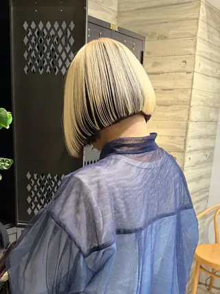 ミディアム カラー 色落ち綺麗透明感カラ /ボブ/ナカツヒカルのヘアスタイル
