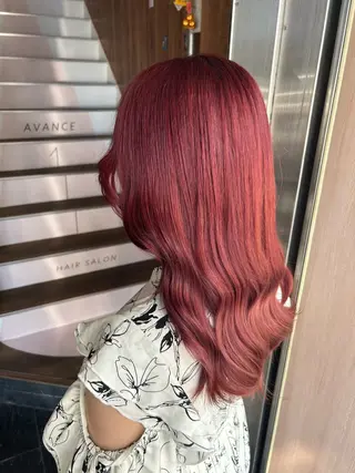 ロング 【ブリーチ無しW】 【暗髪&暖色系】圭真のヘアスタイル