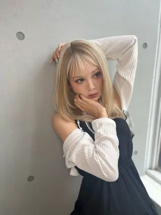 ミディアム カラー 逢坂 智也のヘアスタイル