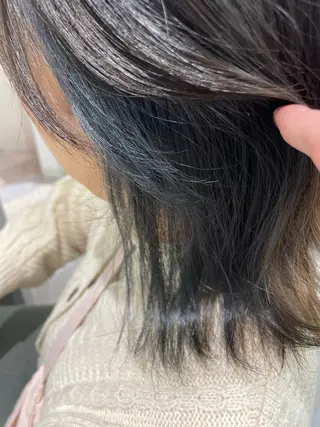 ショート カラー パーマ&ブリーチ /飯牟田/GEAR.のヘアスタイル