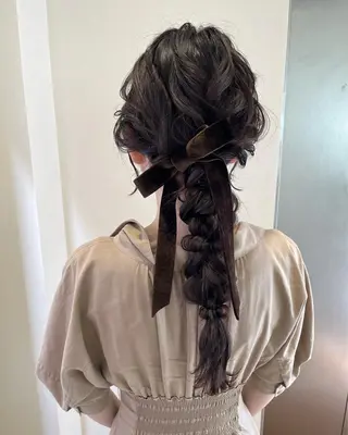 ロング ヘアアレンジ サソウ ユリエ🥥のヘアスタイル