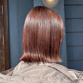 ミディアム カラー シマダ ユウナのヘアスタイル