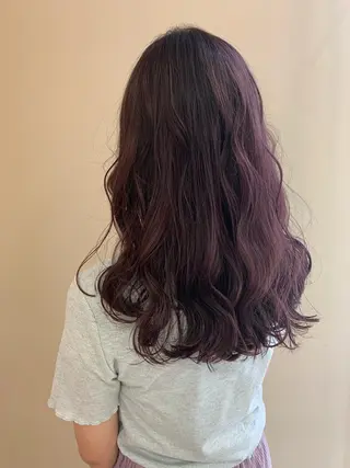 ロング カラー 顔まわりカット✄ ベージュカラー🧸のヘアスタイル