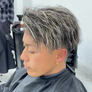 ミディアム カラー メンズ 【柏メンズパーマ職人 】店長 KAZUMAのヘアスタイル