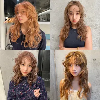 ロング カラー ヘアアレンジ Mizobe misakiのヘアスタイル