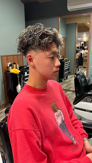 ショート メンズ 荻沼 快のヘアスタイル