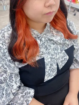 ミディアム カラー 美髪ヘア💛 TOMOMIのヘアスタイル