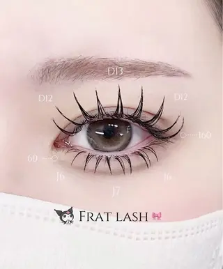 マツエク・マツパ Lucia 古賀のマツエク・マツパデザイン