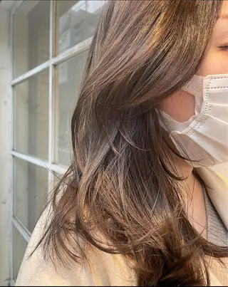 セミロング アンサイ 成増のヘアスタイル