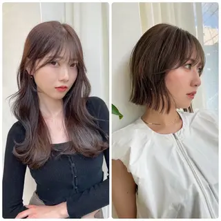 セミロング ness🎖️ カミカリスマ受賞のヘアスタイル