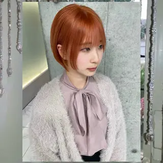 カラー 広香🪽ハイトーン/ レイヤー/ヘアセットのヘアスタイル