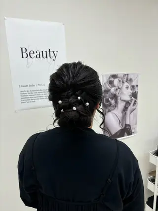 ロング ヘアアレンジ hair set / 渡辺未来🦋のヘアスタイル