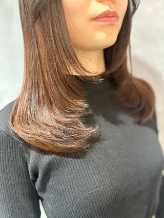 セミロング 🆕TRUTH千葉店 店長Yuのヘアスタイル