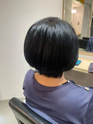ショート カラー レイヤー♡ 石川優奈のヘアスタイル