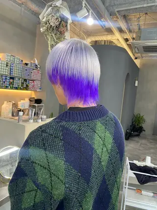 ショート カラー メンズ 前橋 姫奈のヘアスタイル