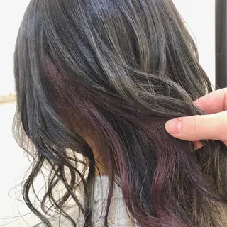 ミディアム カラー これた🧸ヘアメ職人 ♡髪質改善♡カラーのヘアスタイル