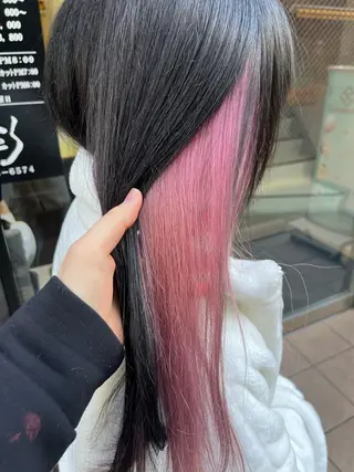ロング カラー ☘️上村 ☘️髪質 改善/透明感カラーのヘアスタイル