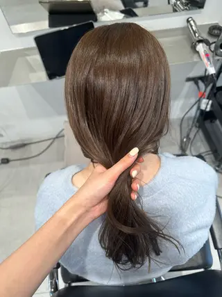 ロング ボブ/似合わせ レイヤーcocomoのヘアスタイル