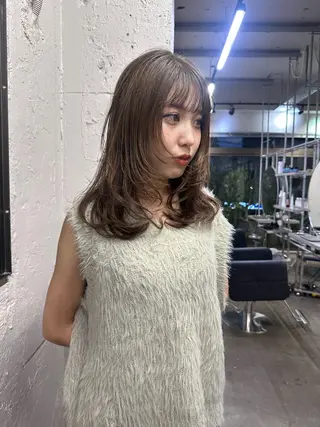 ロング カラー ハイトーン レイヤー🎀meiのヘアスタイル