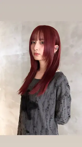 ロング カラー タナカ カナ🫧のヘアスタイル