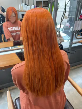 ロング カラー ヘアアレンジ marina ¨̮のヘアスタイル