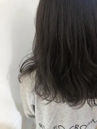セミロング カラー 韓国hair ·͜· watanabeのヘアスタイル