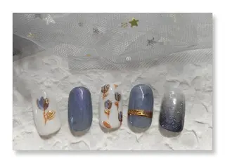 ネイル 花花 ネイルサロンのネイルデザイン