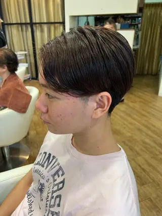 ショート パーマ メンズ 一戸 大和のヘアスタイル