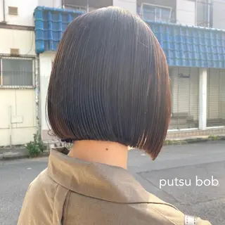 ショート カラー センターパート/ 暖色カラーayuのヘアスタイル