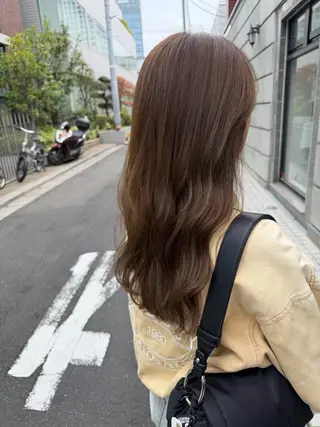 セミロング カラー ✨透明感カラー✨ 🦖佐々木未来🦕のヘアスタイル