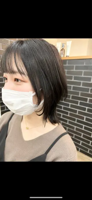 ミディアム パーマ/ハイライト 💙鶴岡 愛💙のヘアスタイル