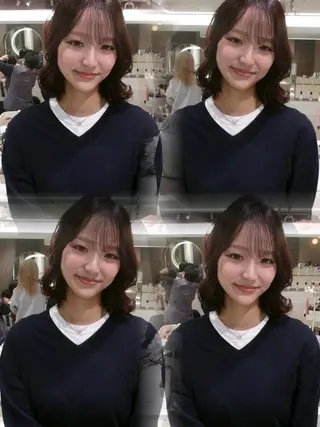 ミディアム カラー 乃天 ﾉｱのヘアスタイル