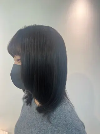 ミディアム 山中 欧輔のヘアスタイル
